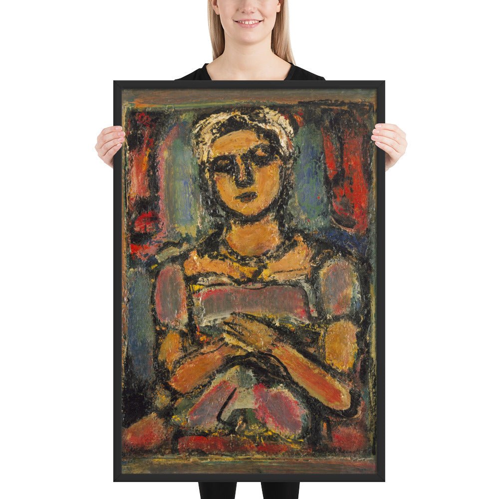 Little Peasant Girl by Georges Rouault, Framed poster