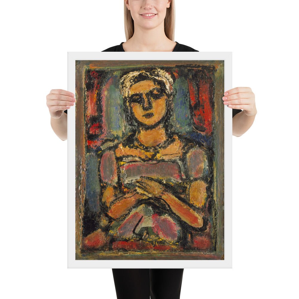Little Peasant Girl by Georges Rouault, Framed poster