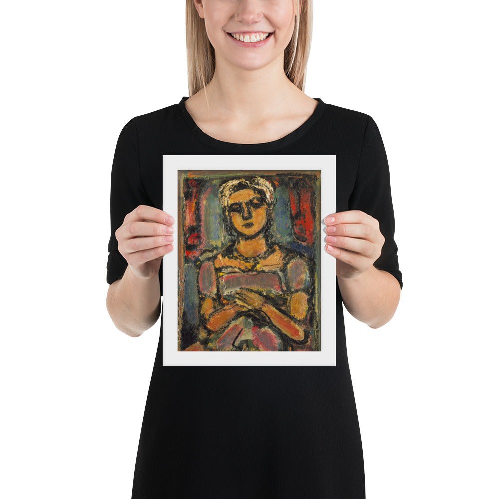 Little Peasant Girl by Georges Rouault, Framed poster
