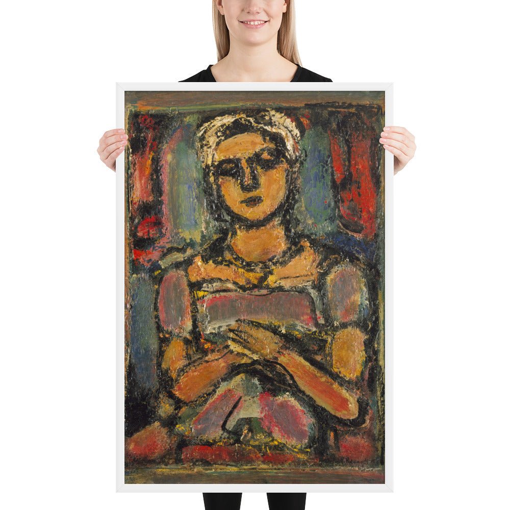 Little Peasant Girl by Georges Rouault, Framed poster