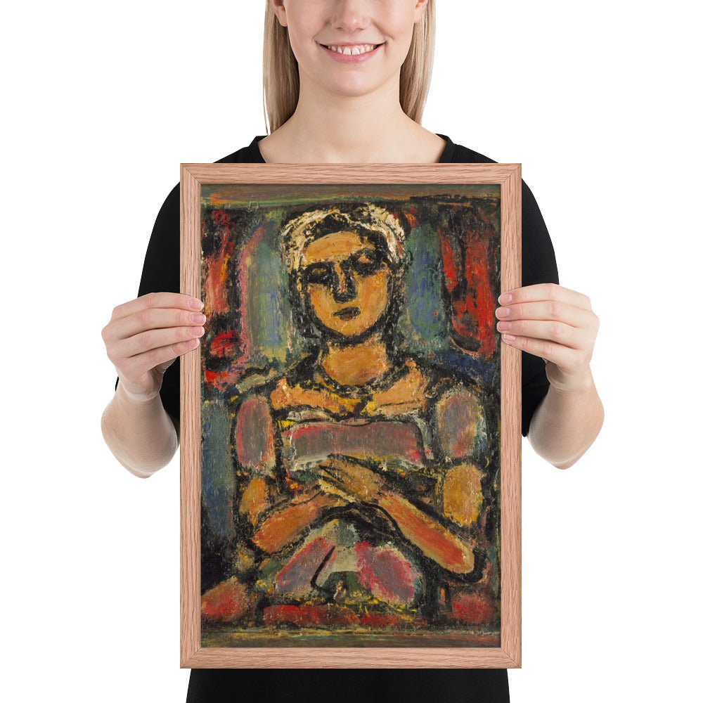 Little Peasant Girl by Georges Rouault, Framed poster