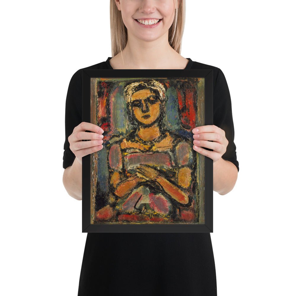 Little Peasant Girl by Georges Rouault, Framed poster