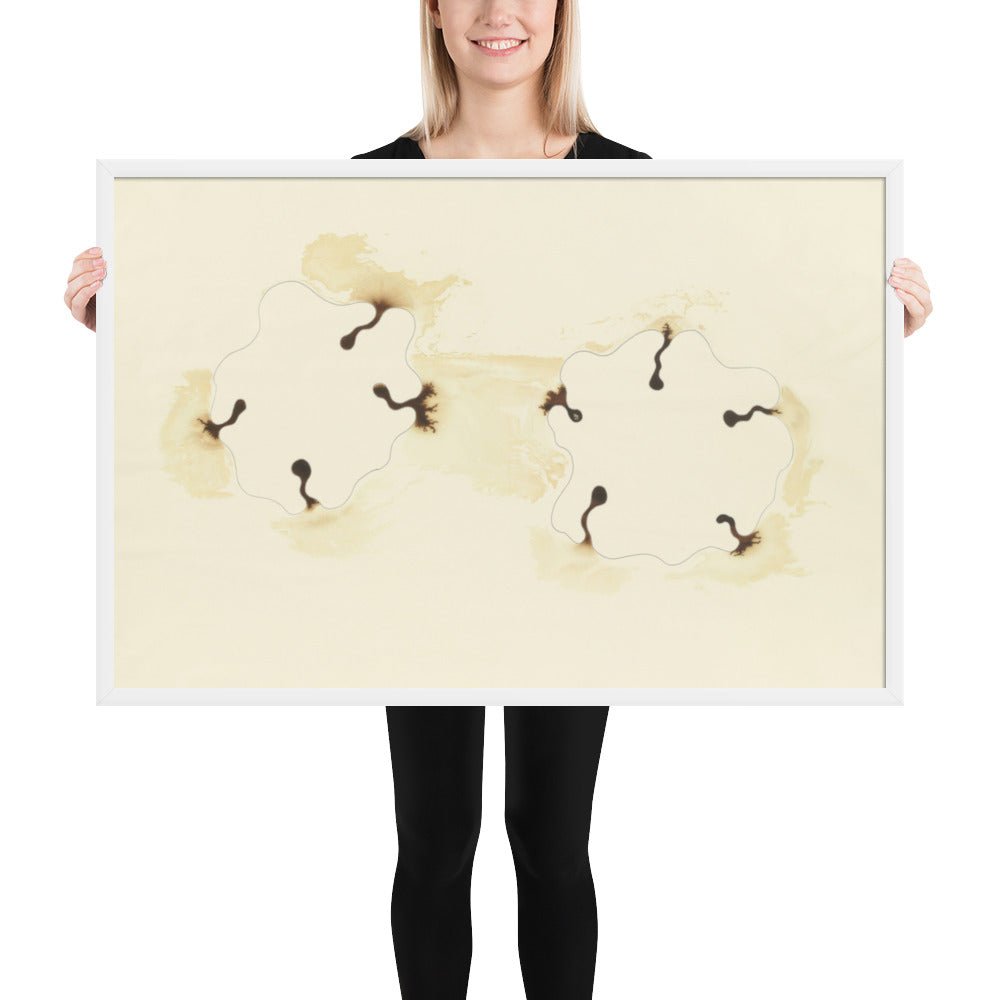 Lonely Deserts by Ernesto Neto, Framed poster