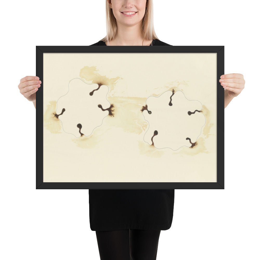 Lonely Deserts by Ernesto Neto, Framed poster