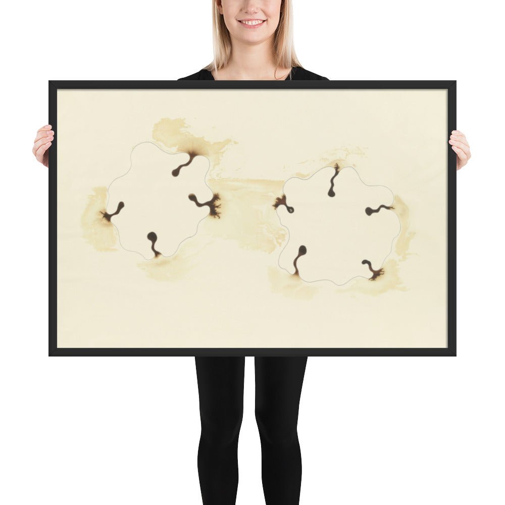 Lonely Deserts by Ernesto Neto, Framed poster