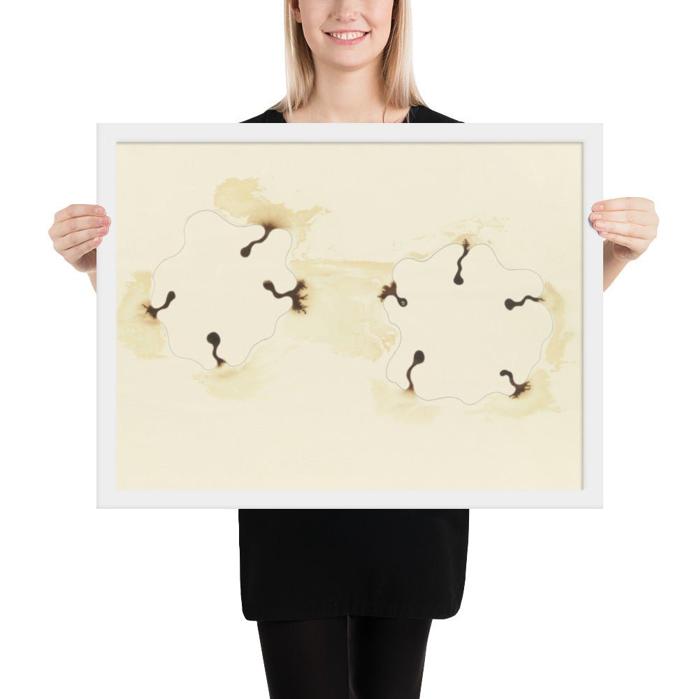Lonely Deserts by Ernesto Neto, Framed poster