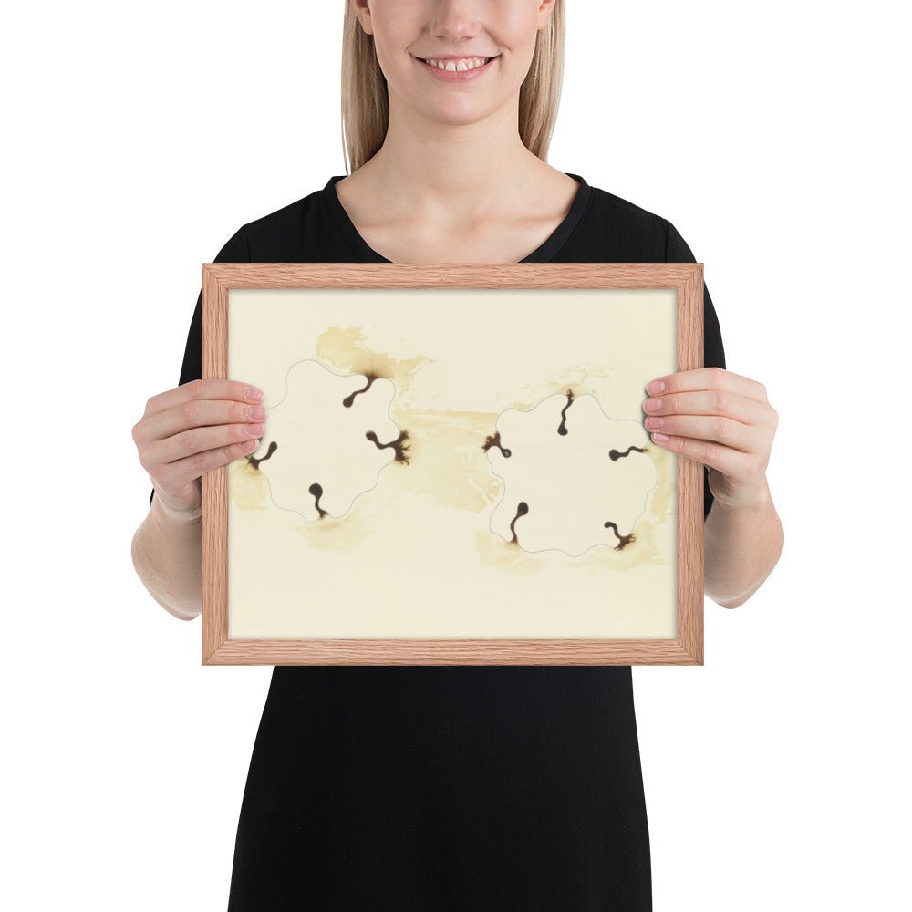 Lonely Deserts by Ernesto Neto, Framed poster