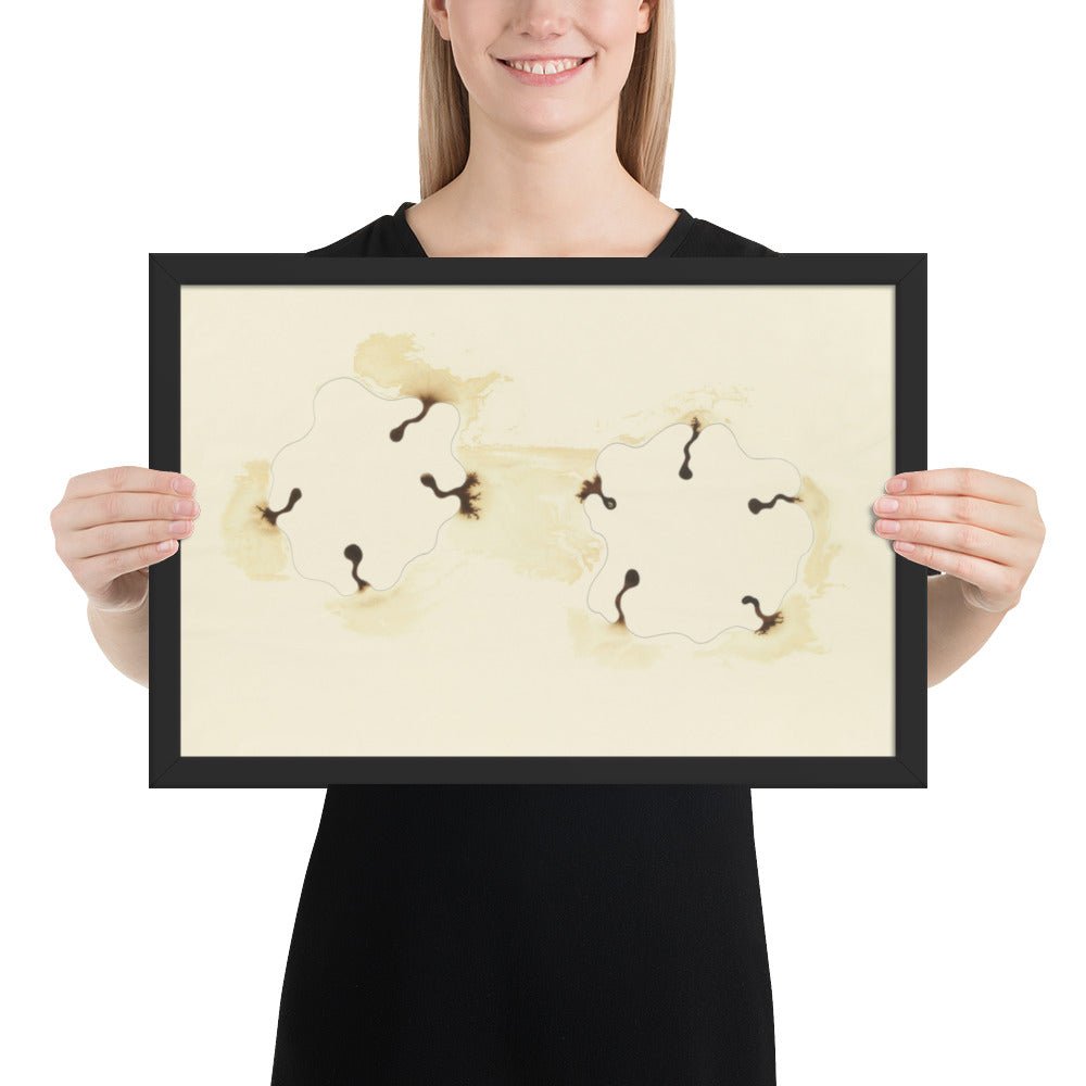 Lonely Deserts by Ernesto Neto, Framed poster