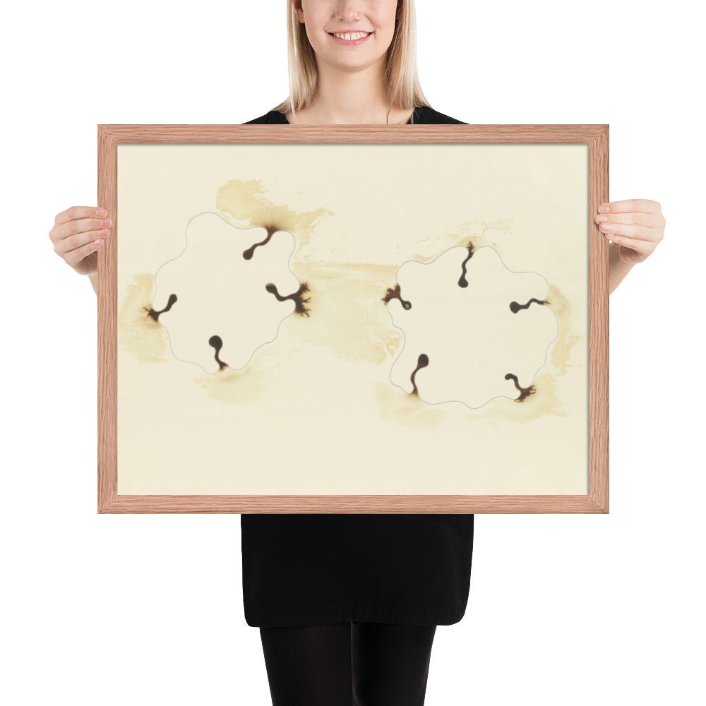 Lonely Deserts by Ernesto Neto, Framed poster
