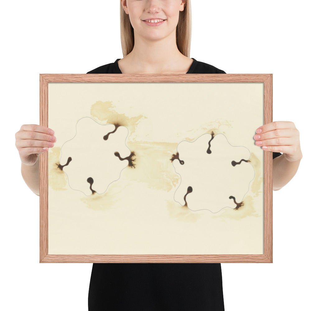 Lonely Deserts by Ernesto Neto, Framed poster