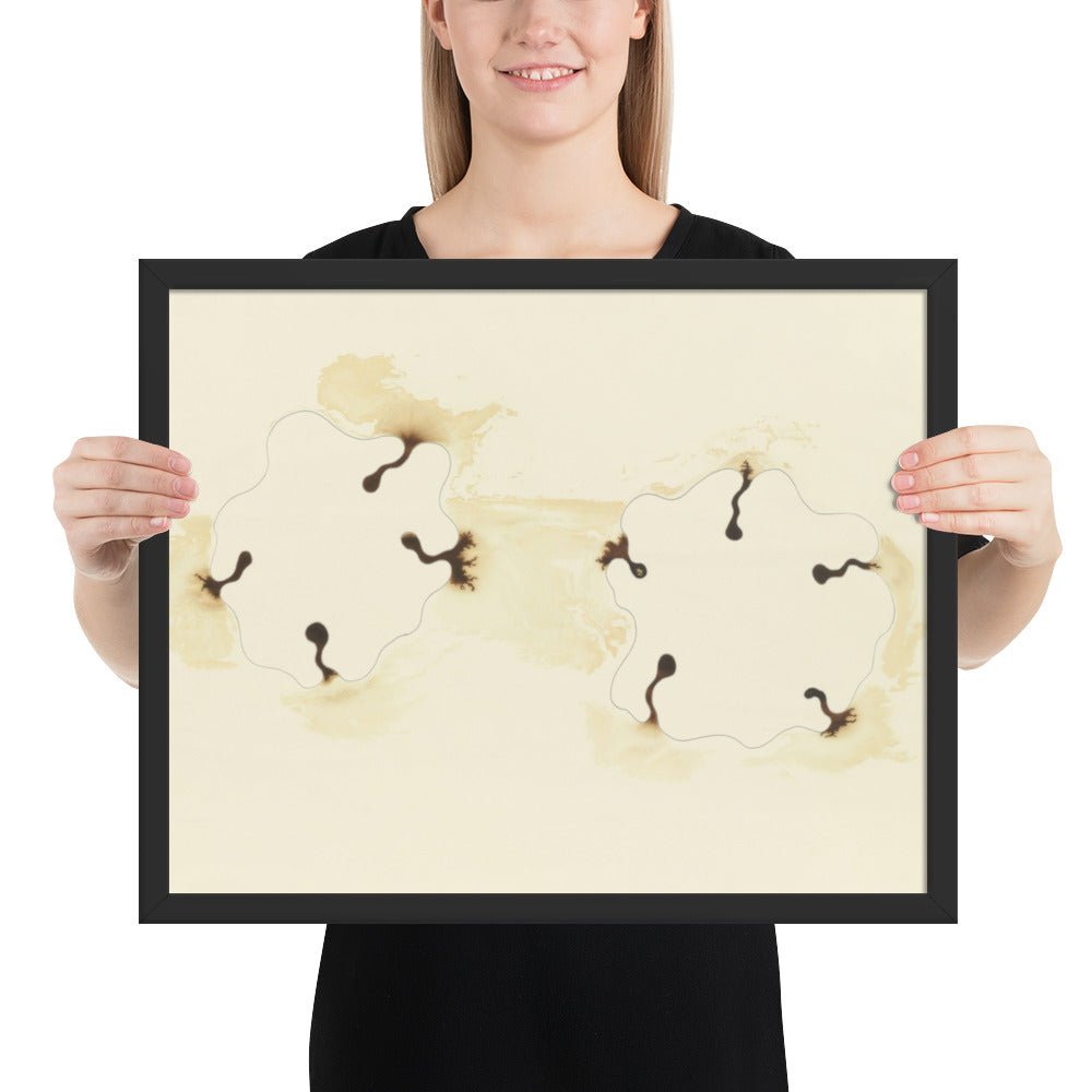 Lonely Deserts by Ernesto Neto, Framed poster