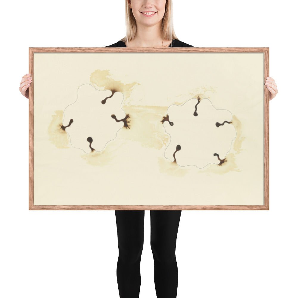 Lonely Deserts by Ernesto Neto, Framed poster