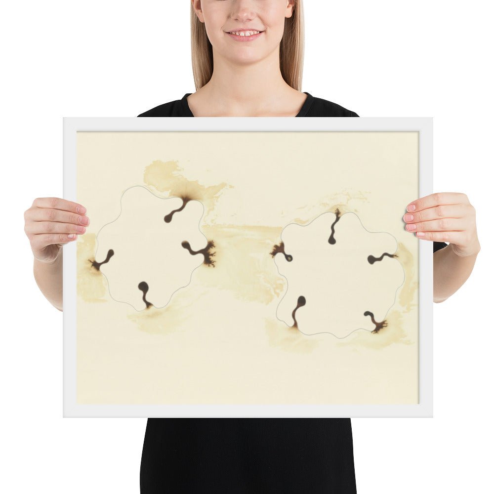 Lonely Deserts by Ernesto Neto, Framed poster