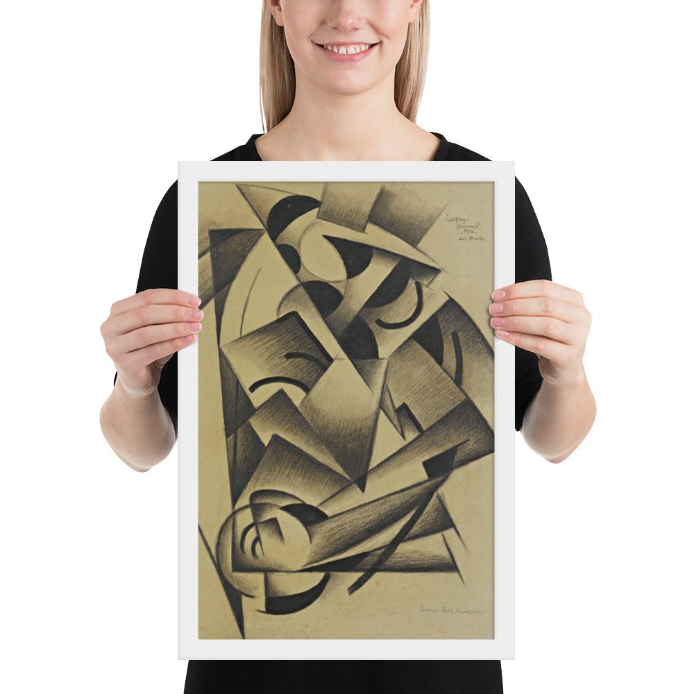 Looping by Félix Del Marle, Framed poster