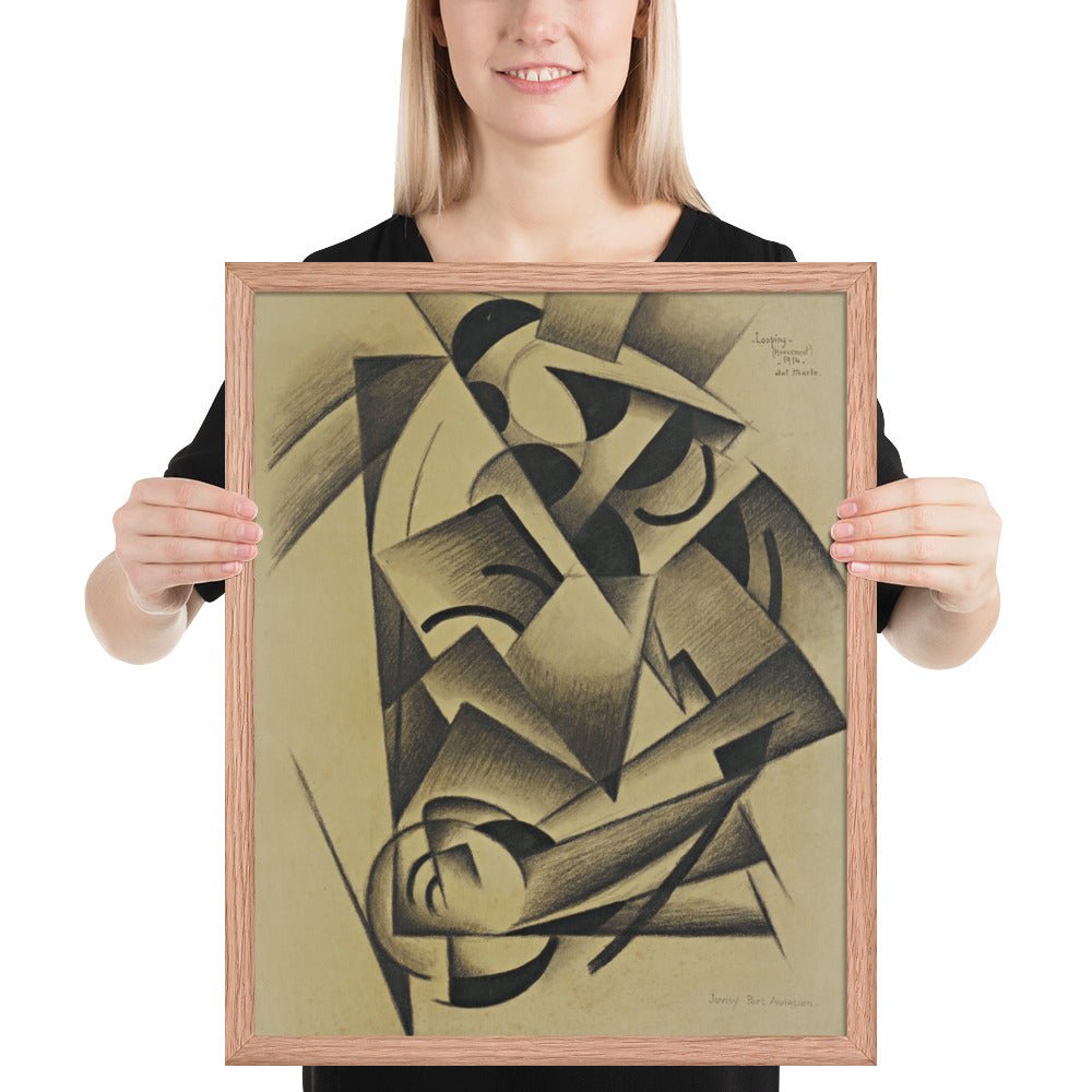 Looping by Félix Del Marle, Framed poster