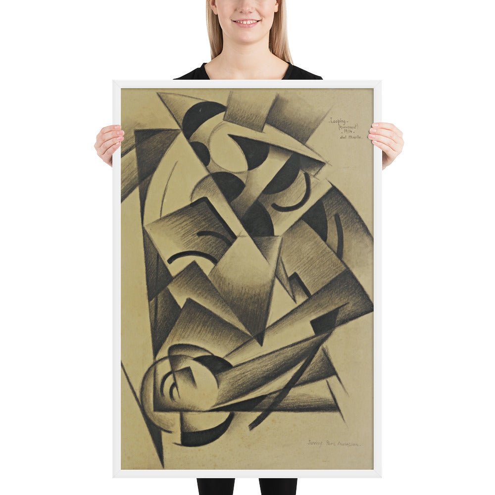 Looping by Félix Del Marle, Framed poster