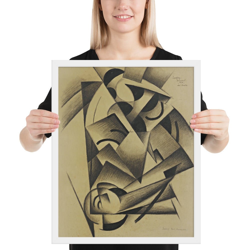 Looping by Félix Del Marle, Framed poster
