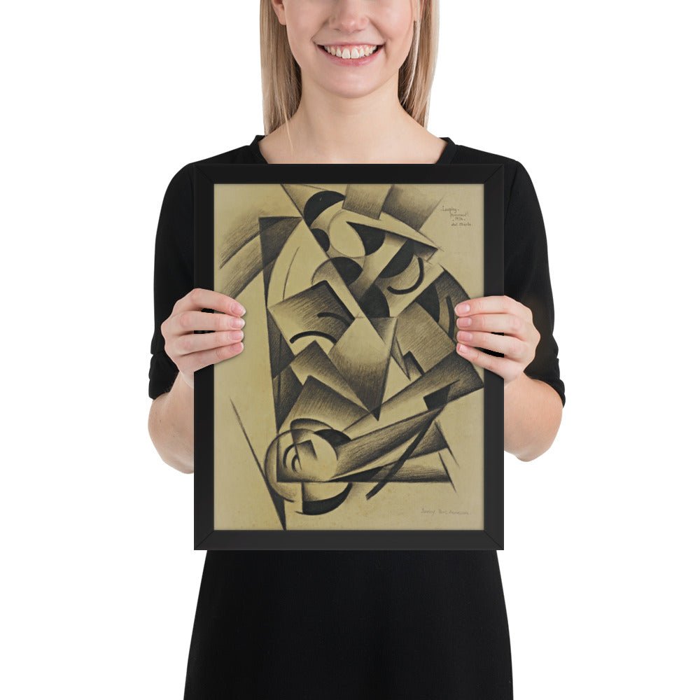 Looping by Félix Del Marle, Framed poster
