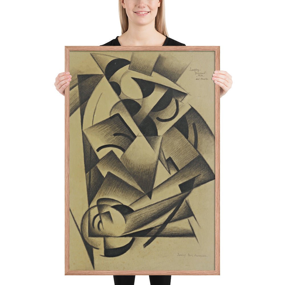 Looping by Félix Del Marle, Framed poster