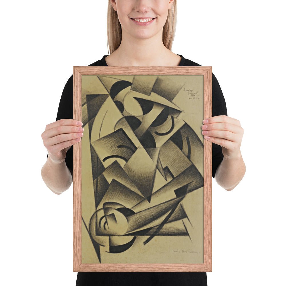 Looping by Félix Del Marle, Framed poster