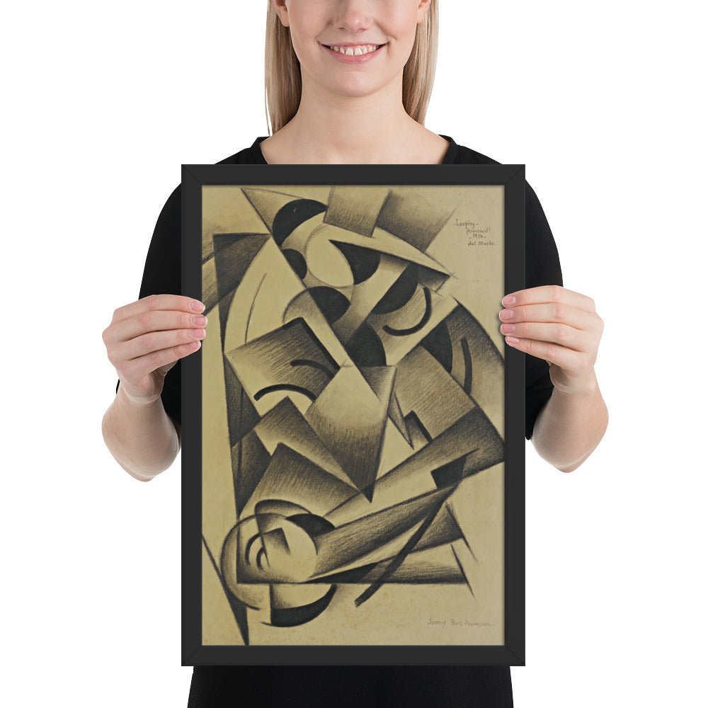 Looping by Félix Del Marle, Framed poster