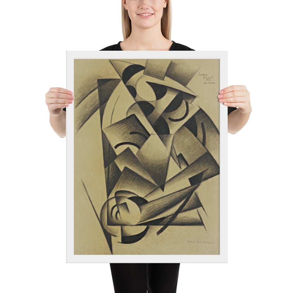Looping by Félix Del Marle, Framed poster
