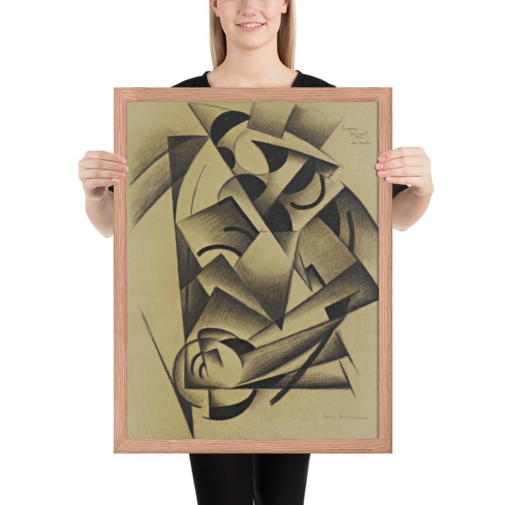 Looping by Félix Del Marle, Framed poster