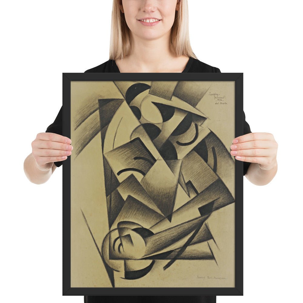 Looping by Félix Del Marle, Framed poster