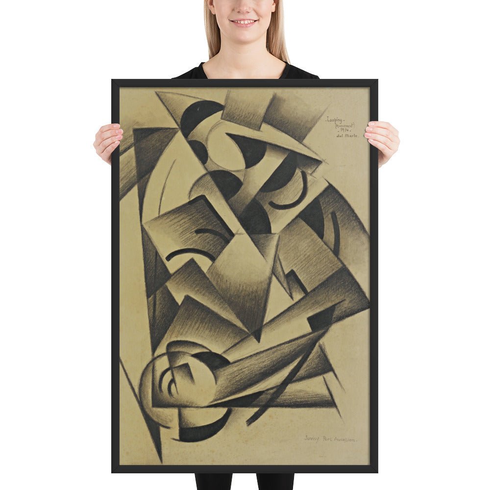 Looping by Félix Del Marle, Framed poster
