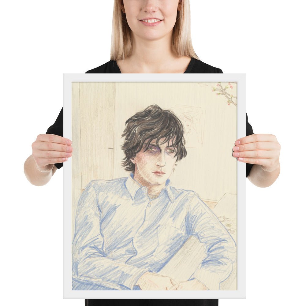 Marc by Elizabeth Peyton, Framed poster