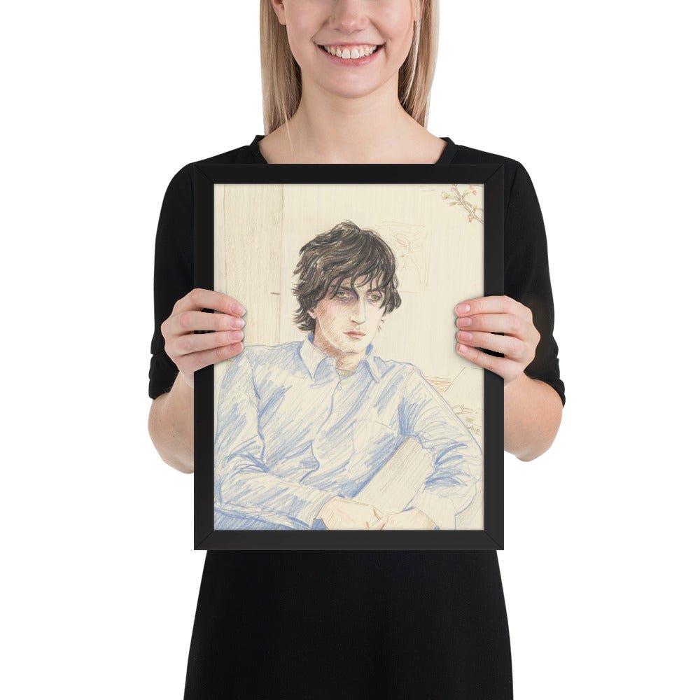 Marc by Elizabeth Peyton, Framed poster