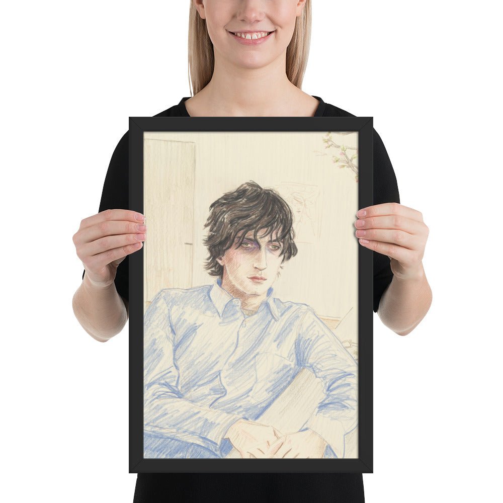 Marc by Elizabeth Peyton, Framed poster