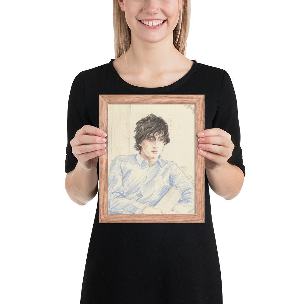 Marc by Elizabeth Peyton, Framed poster