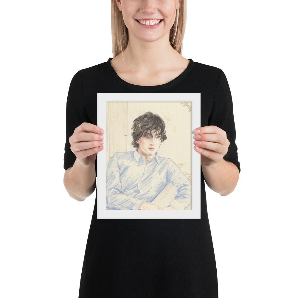 Marc by Elizabeth Peyton, Framed poster