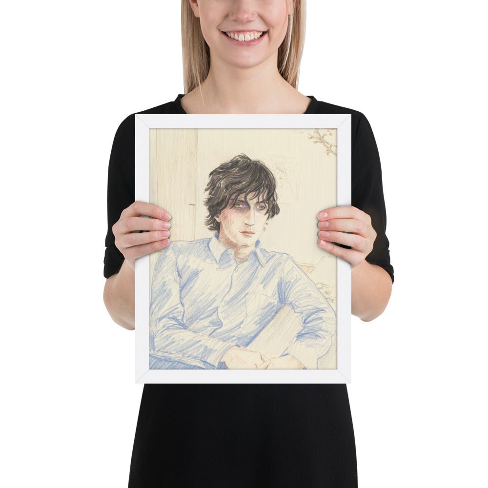 Marc by Elizabeth Peyton, Framed poster