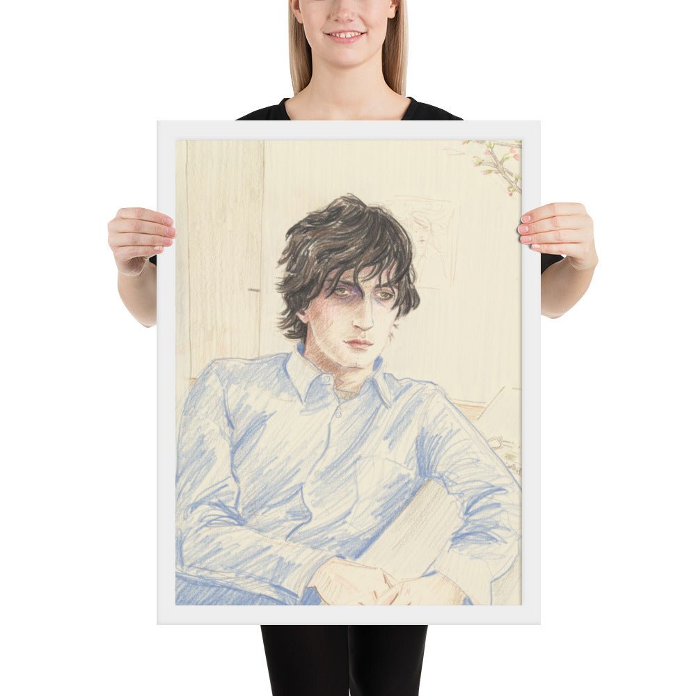 Marc by Elizabeth Peyton, Framed poster