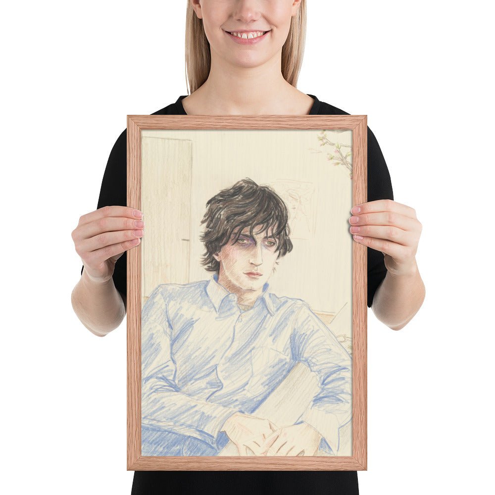 Marc by Elizabeth Peyton, Framed poster