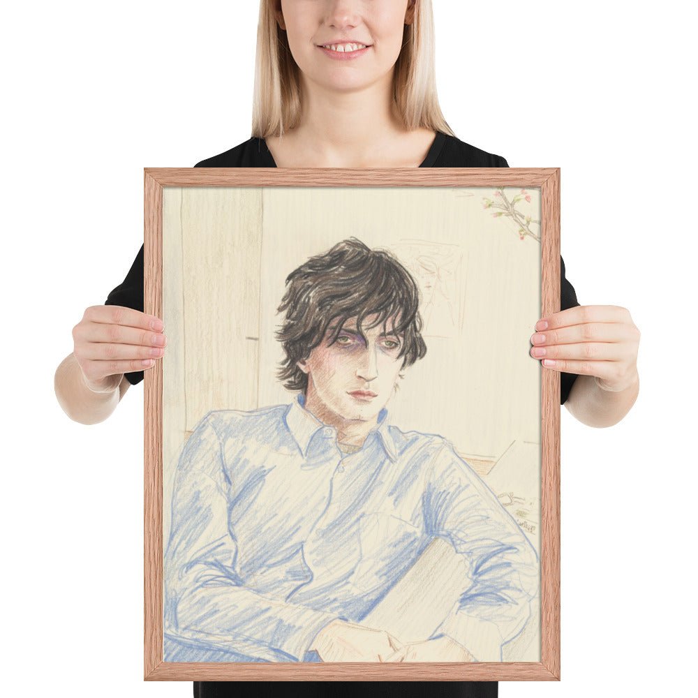 Marc by Elizabeth Peyton, Framed poster