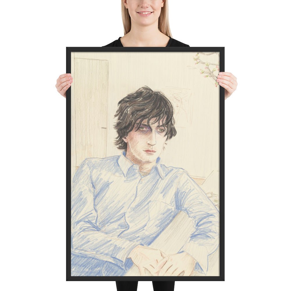 Marc by Elizabeth Peyton, Framed poster