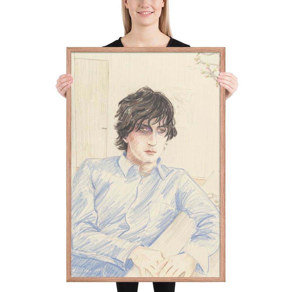 Marc by Elizabeth Peyton, Framed poster