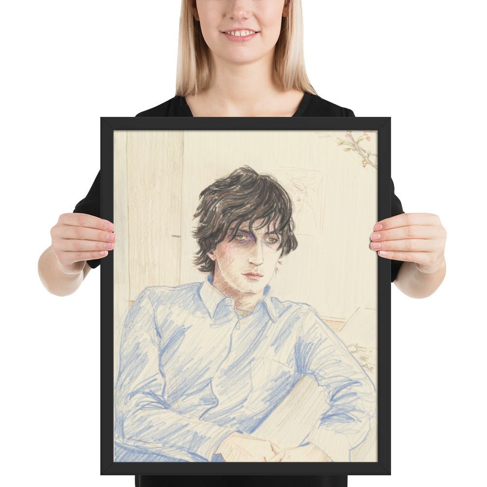 Marc by Elizabeth Peyton, Framed poster