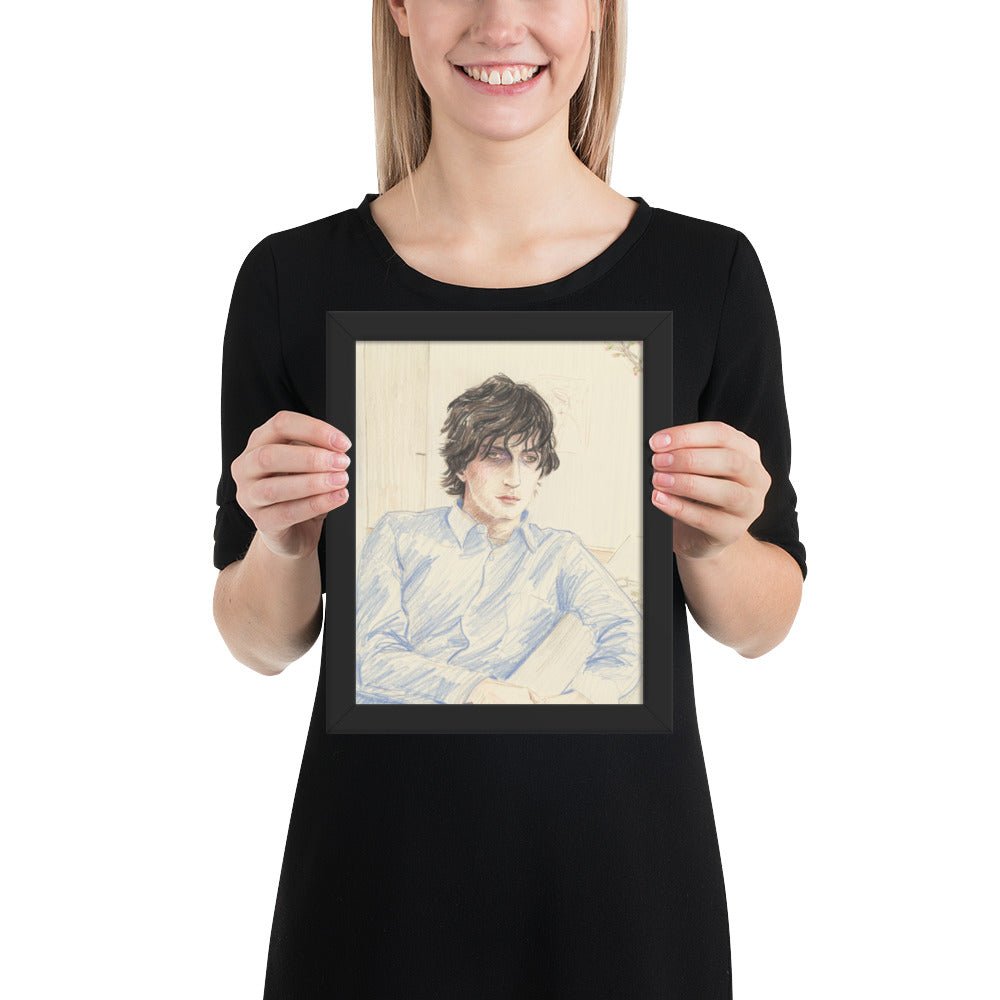 Marc by Elizabeth Peyton, Framed poster