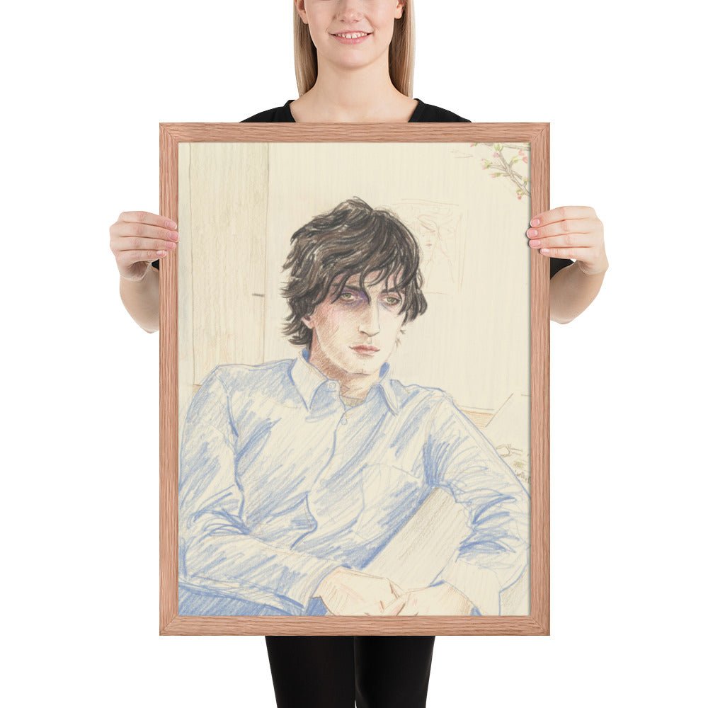 Marc by Elizabeth Peyton, Framed poster