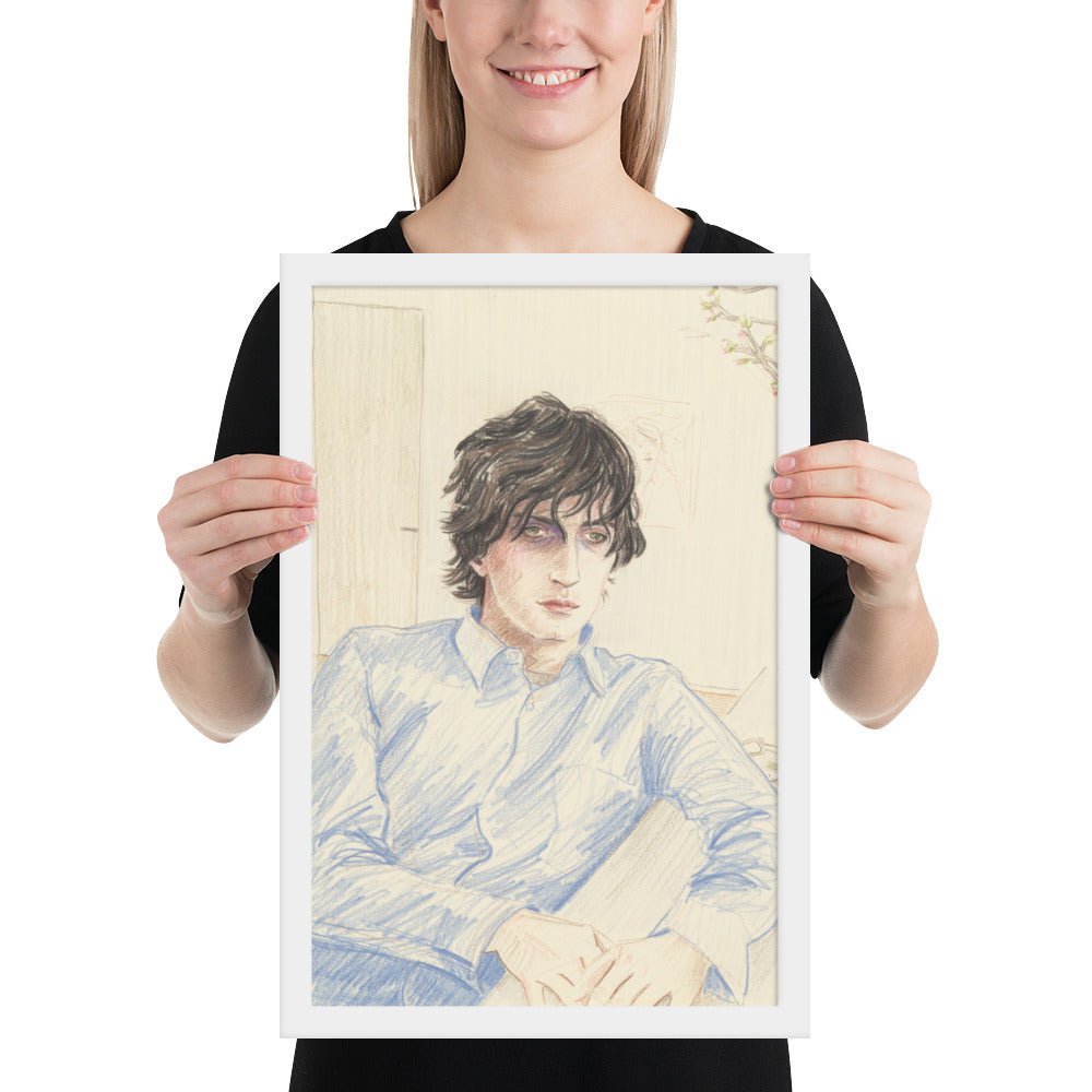 Marc by Elizabeth Peyton, Framed poster