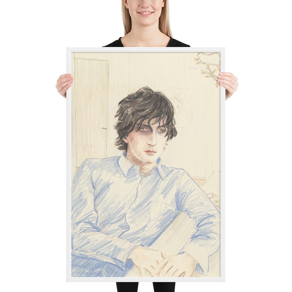 Marc by Elizabeth Peyton, Framed poster