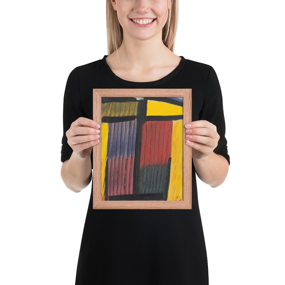 Meditation Yellow Head by Alexei Jawlensky, Framed poster