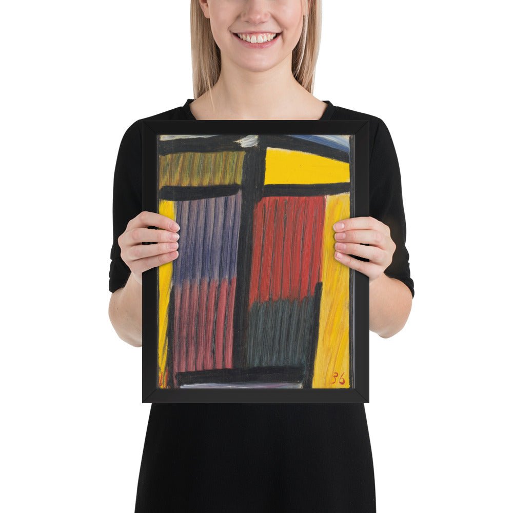 Meditation Yellow Head by Alexei Jawlensky, Framed poster