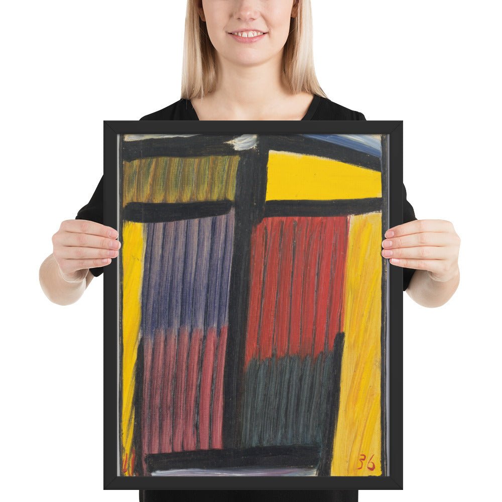Meditation Yellow Head by Alexei Jawlensky, Framed poster