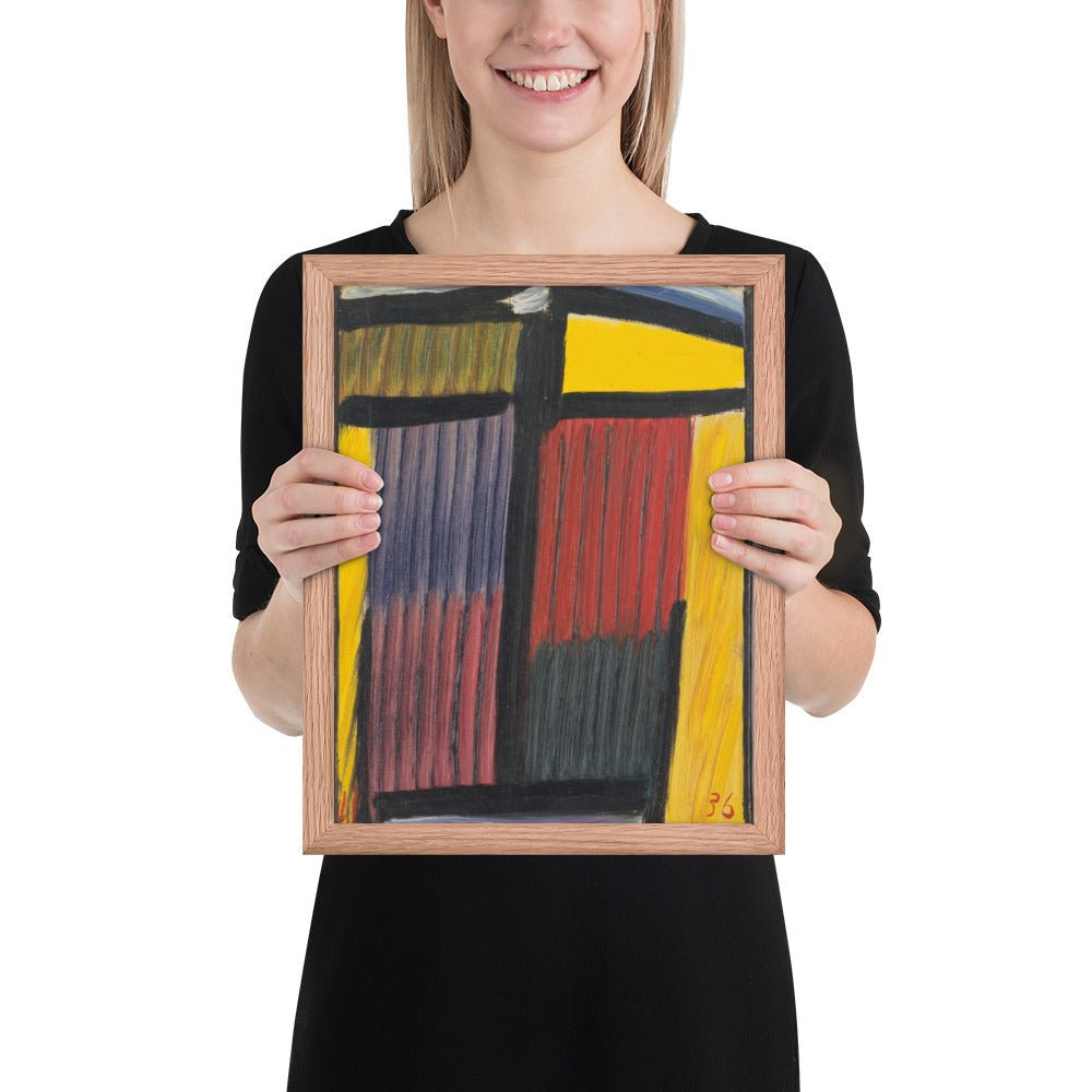 Meditation Yellow Head by Alexei Jawlensky, Framed poster