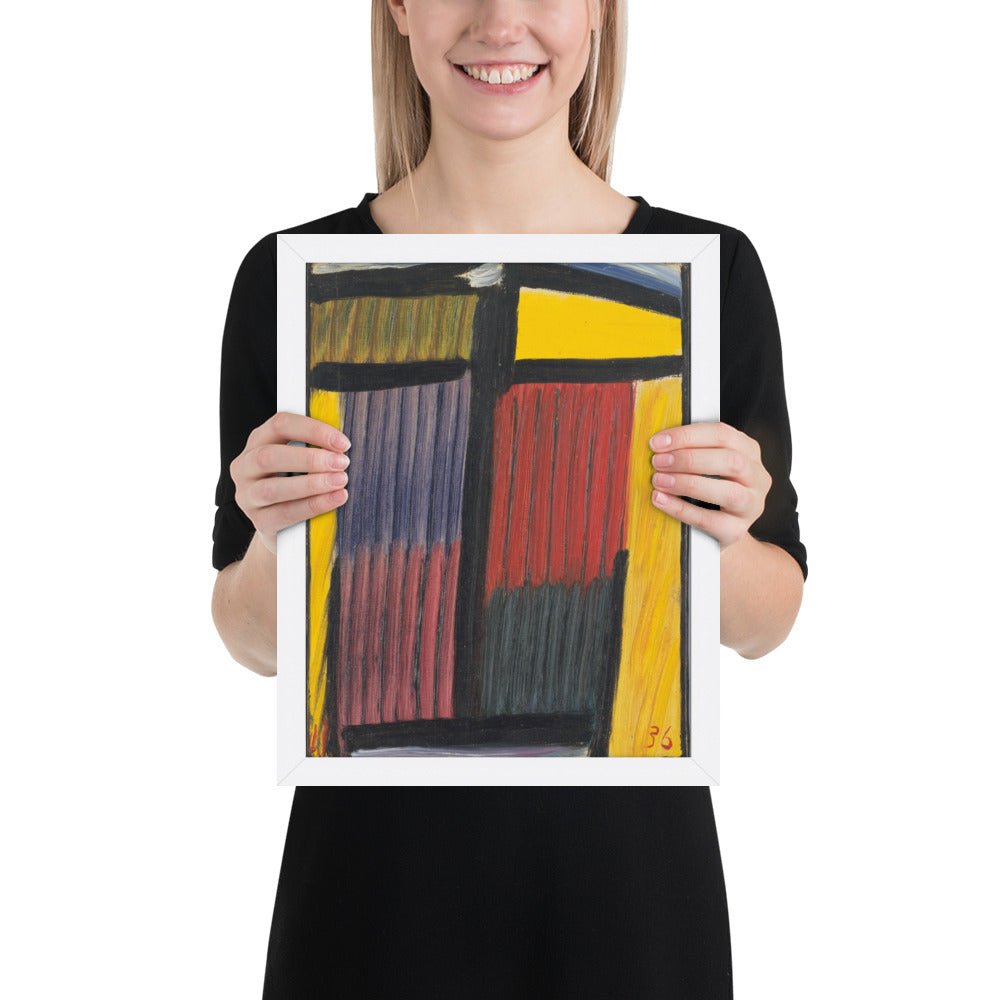 Meditation Yellow Head by Alexei Jawlensky, Framed poster